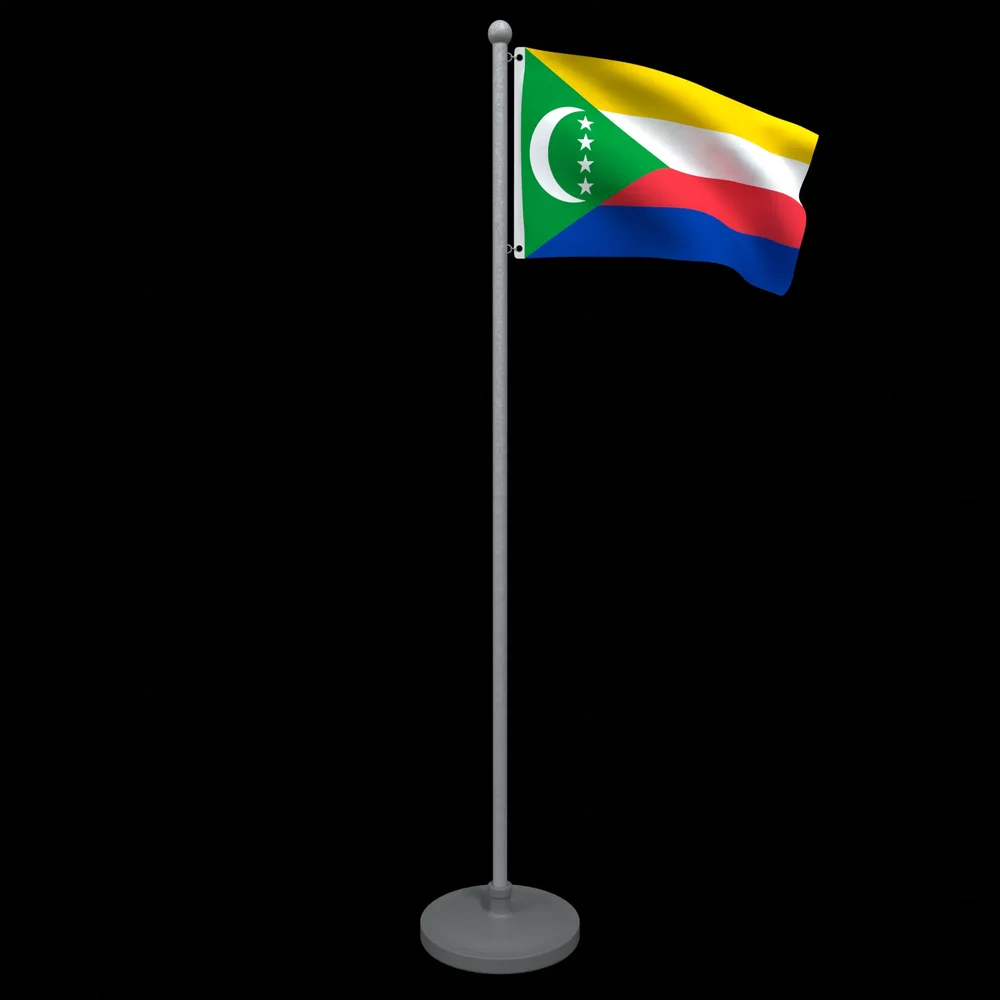 Animated Flag Of Comoros