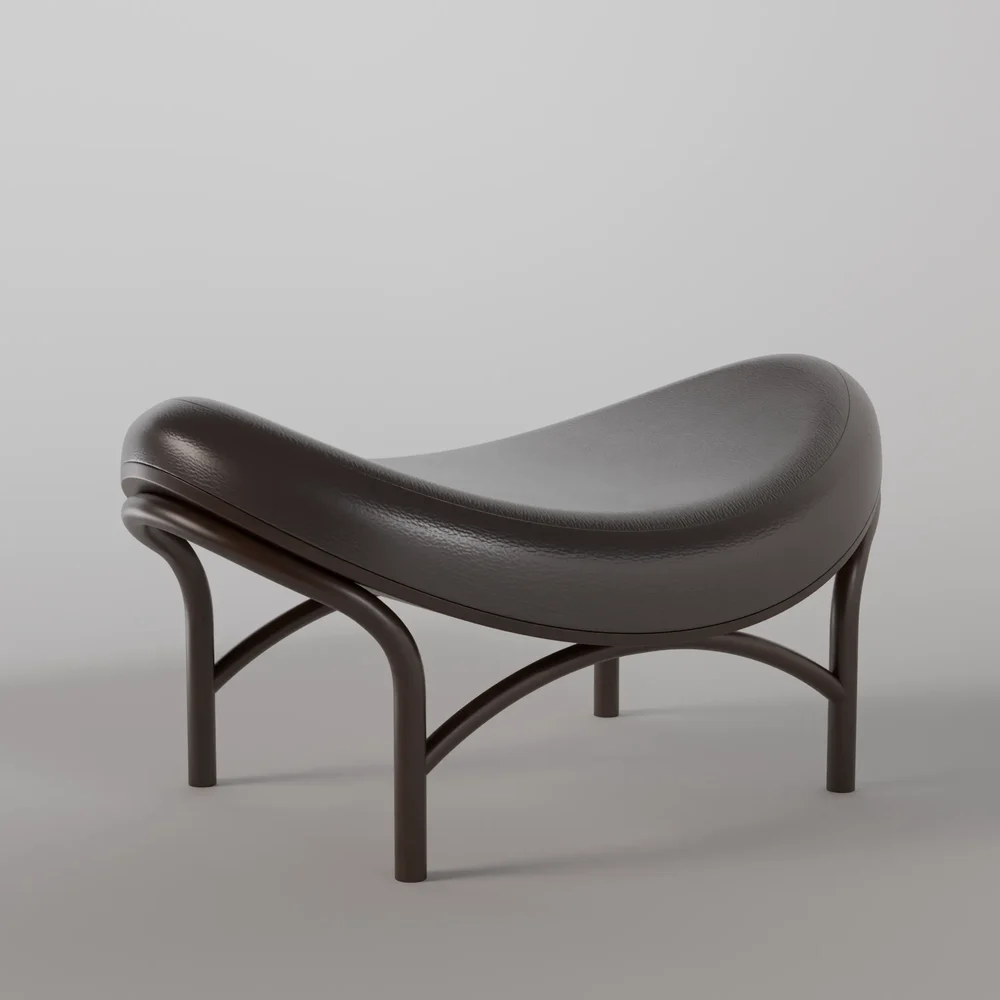 Chips Ottoman B112 - Dark Chocolate
