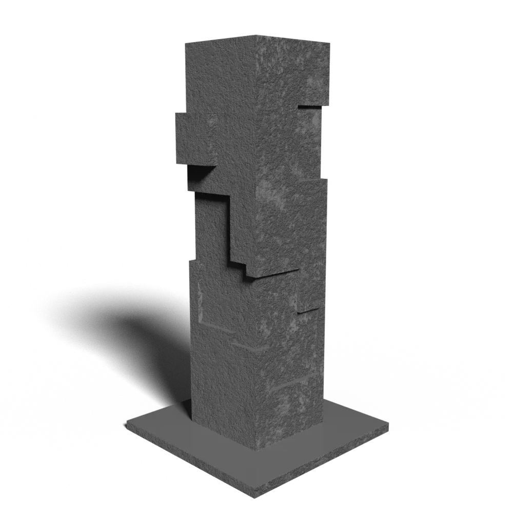 Procedural Concrete Sculpture