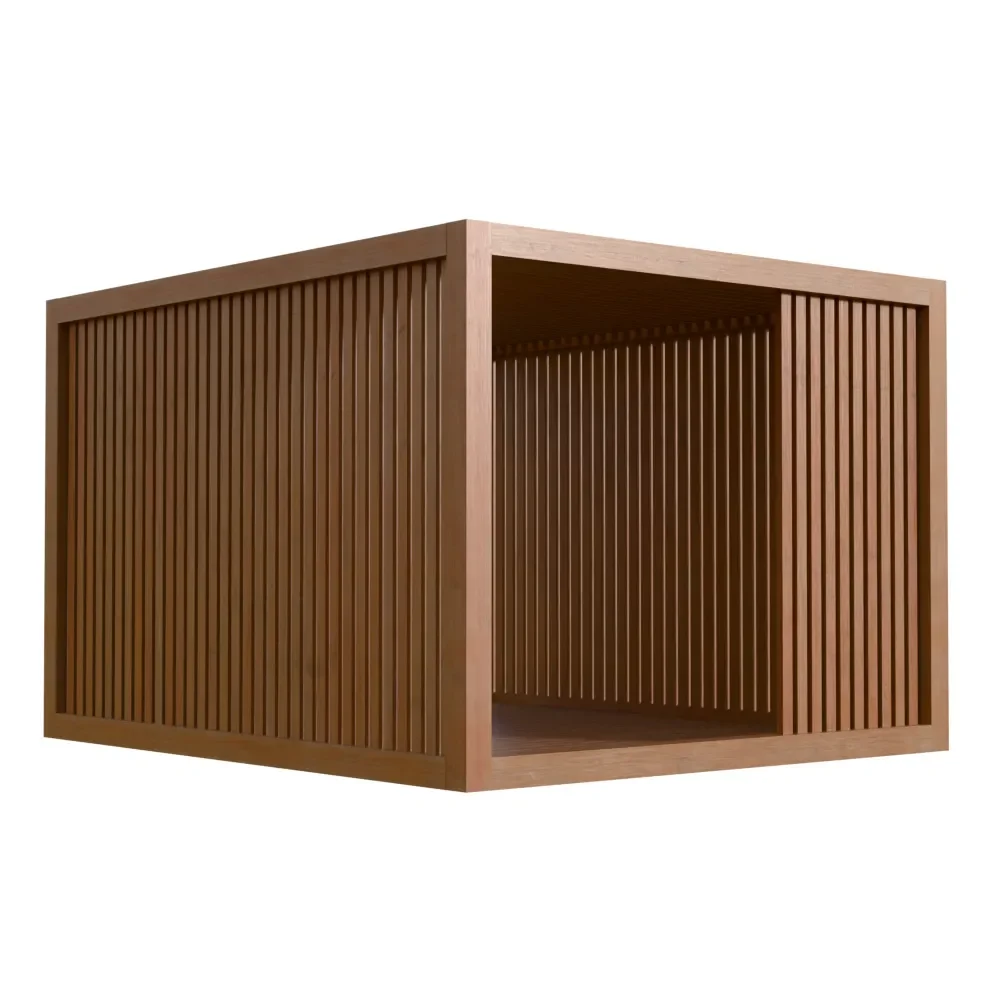 Stylized Wooden Modular Shelter