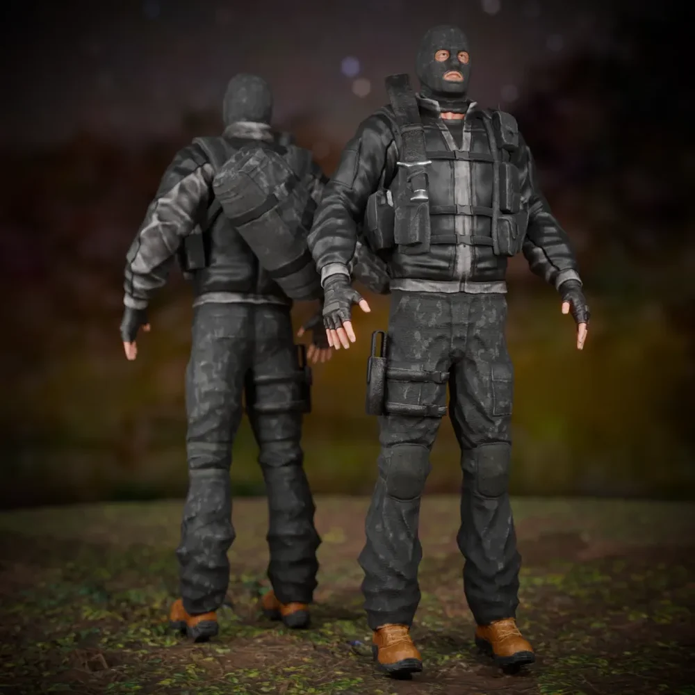 Terrorist Military Character(Gameready)