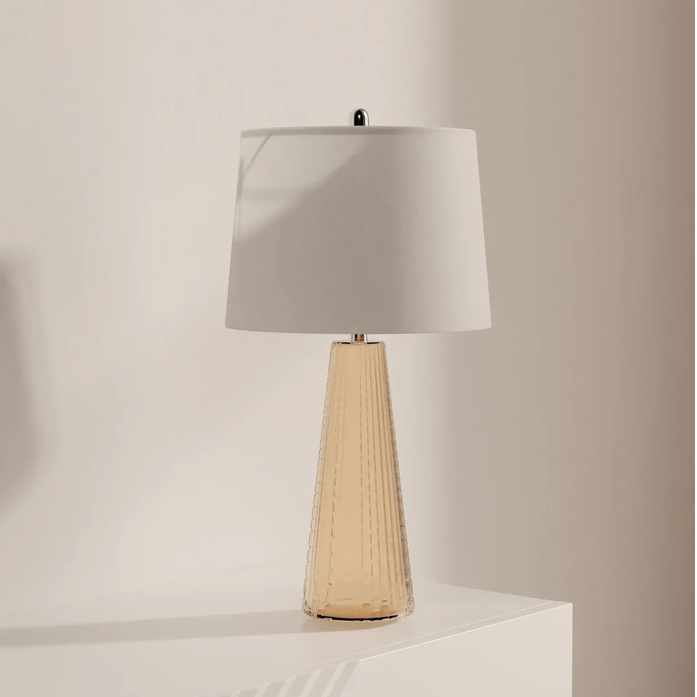 Amber Glow Table Lamp