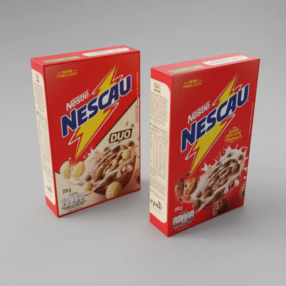 Chocolate Cereal Boxes Set