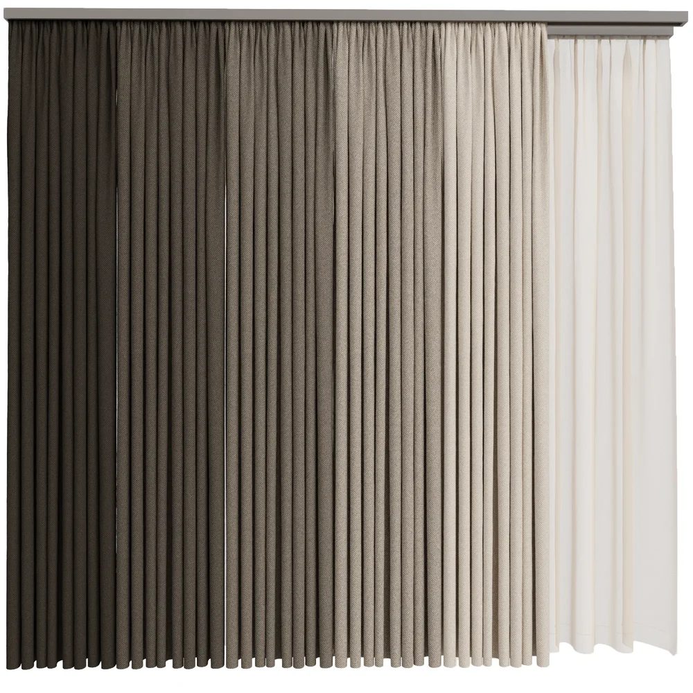 Cotton Curtain Set
