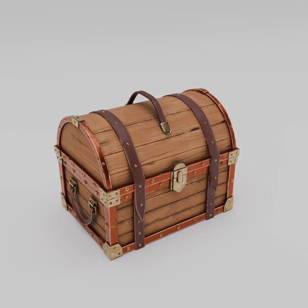 Leather-Bound Treasure Chest