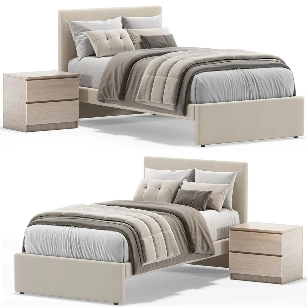 Bed Ikea Upholsteredbed Gladstad