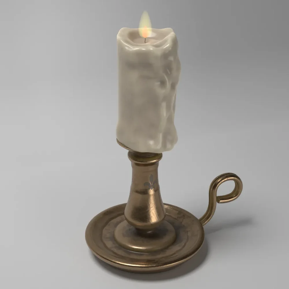 Antique Candle Stand