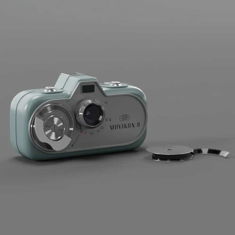 Zeiss Movicon 8 With 8 Mm Film