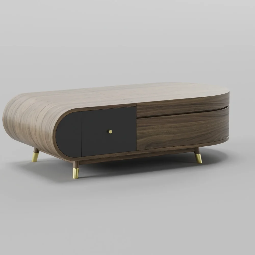 Modern Walnut Coffee Table
