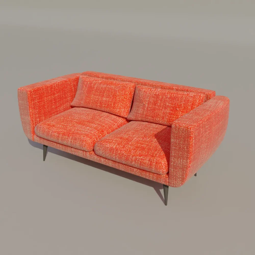 Red Sofa Two Places