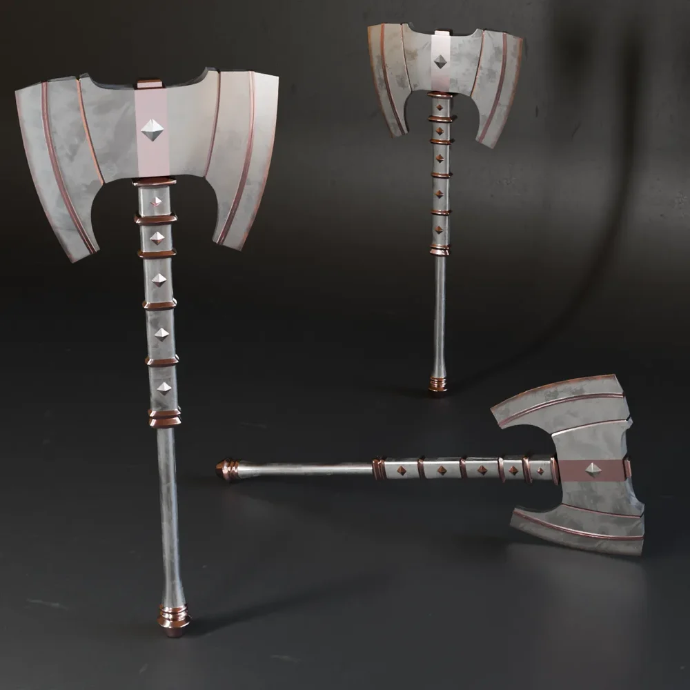Mk Axe Lowpoly-036