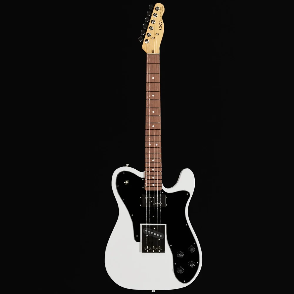 Crv Telecaster Custom - White & Rosewood