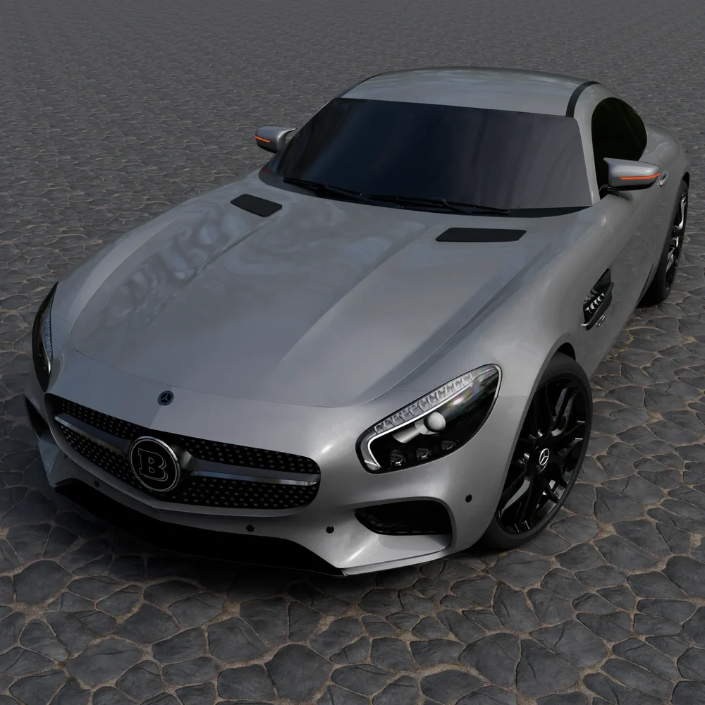 Mercedes Benz Gtr(Rigged)