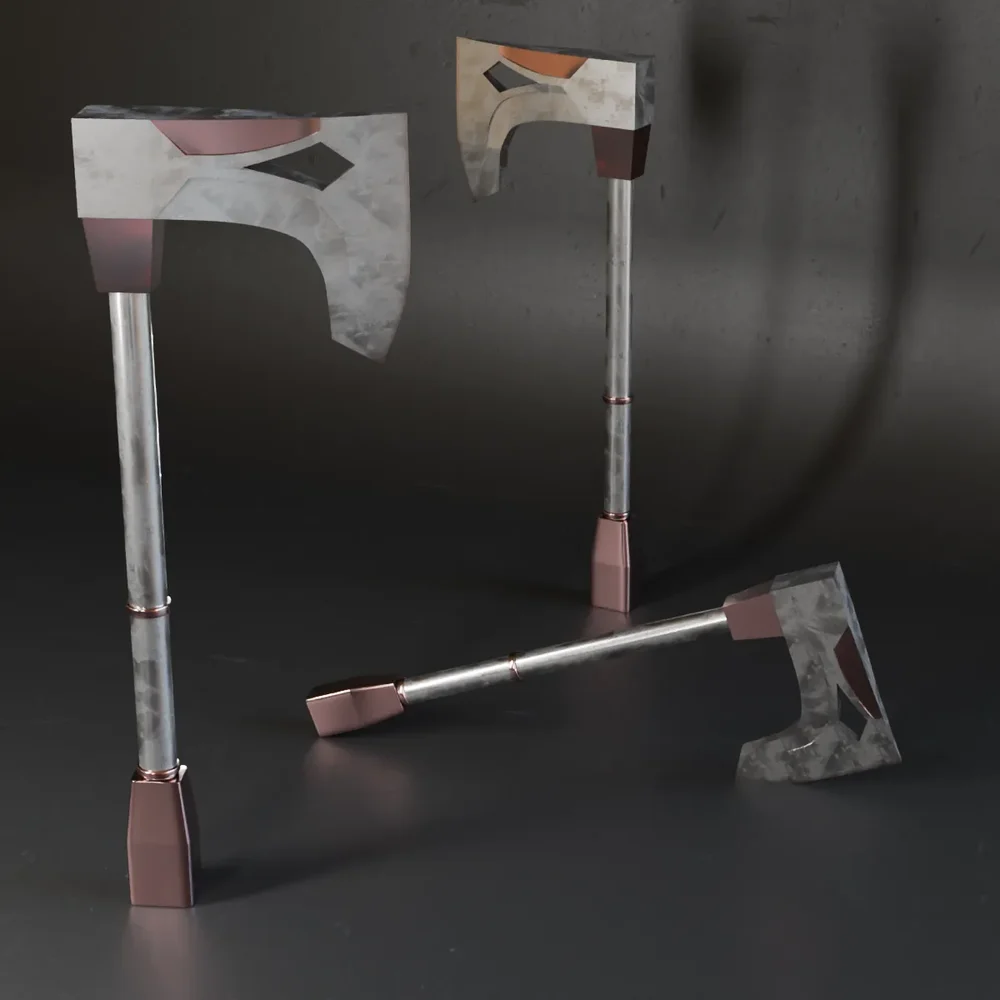 Mk Axe Lowpoly-004