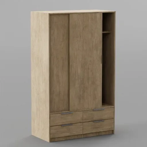 Wood Closet