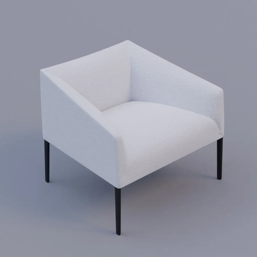 Fabric Armchair Wide