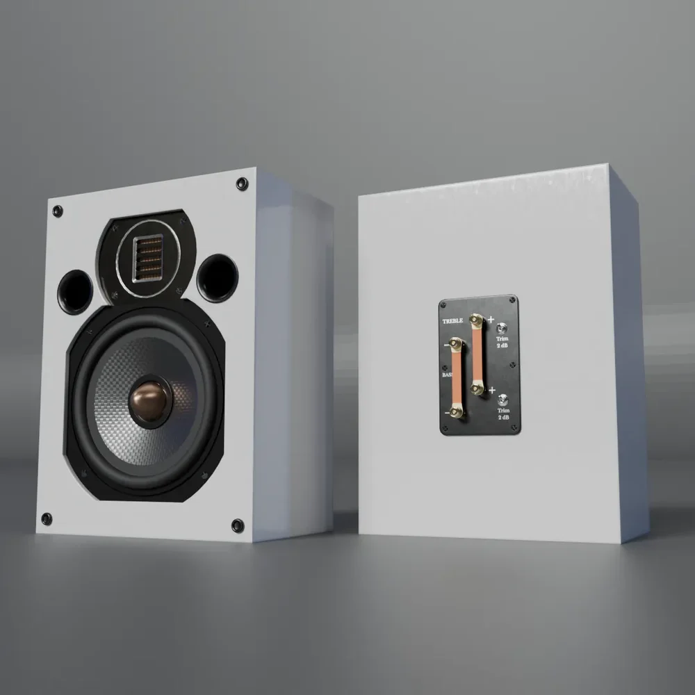 Hi Fi Audio Monitor 7 Inch White