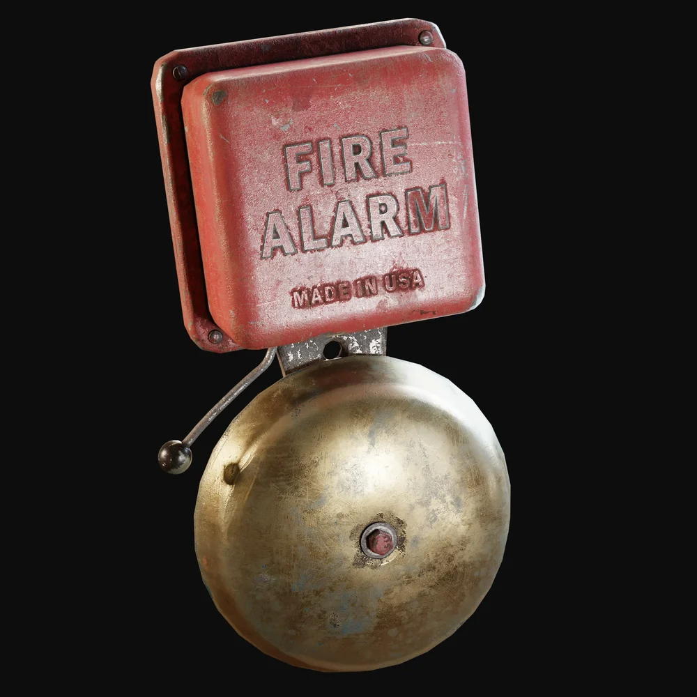 1930s Wall Mounted Fire Alarm