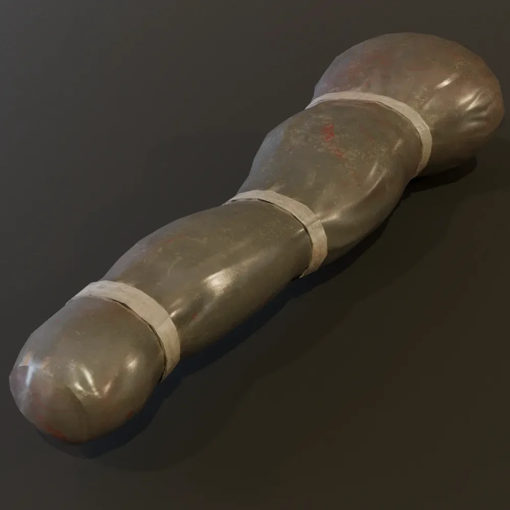 Halloween Dead Body In Bag Laying