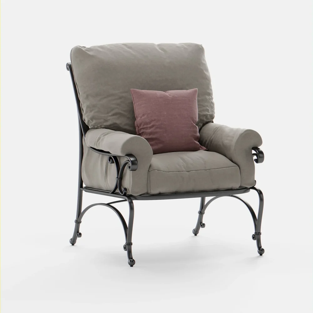Outdoor Armchair With Longpillows