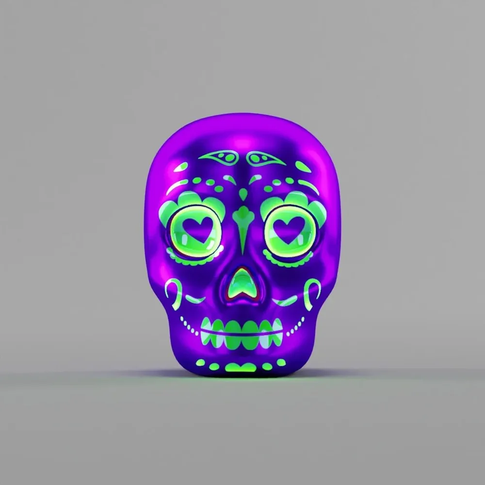 Mexican Skull Day Of The Dead
