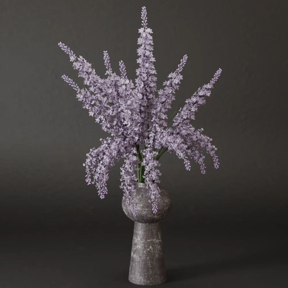 Sj-Pink Lilac Flower