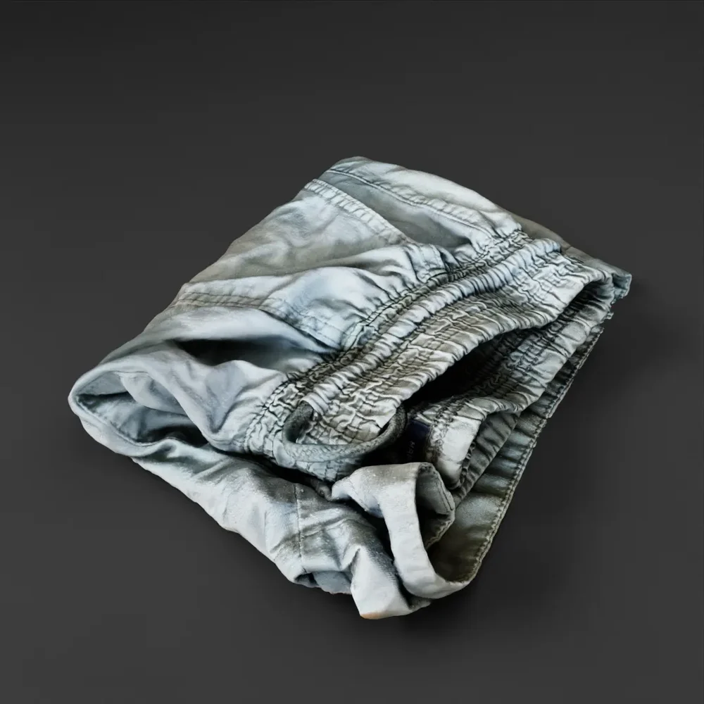 Folded Fabric Shorts
