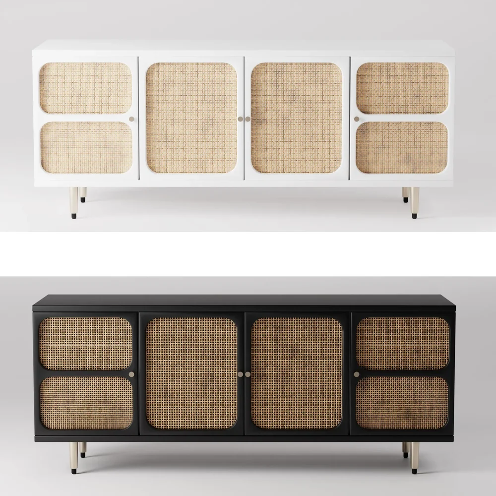 Ida Woven Media Cabinet