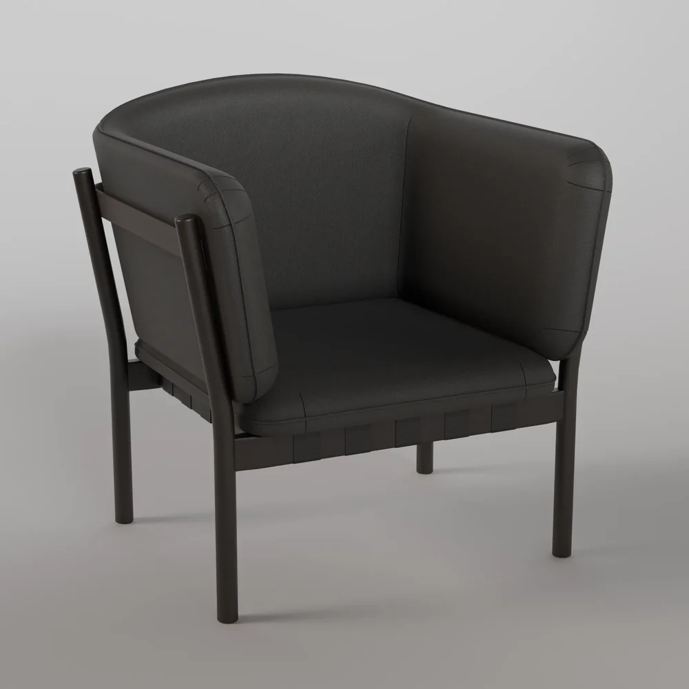 Dowel Lounge Armchair B4
