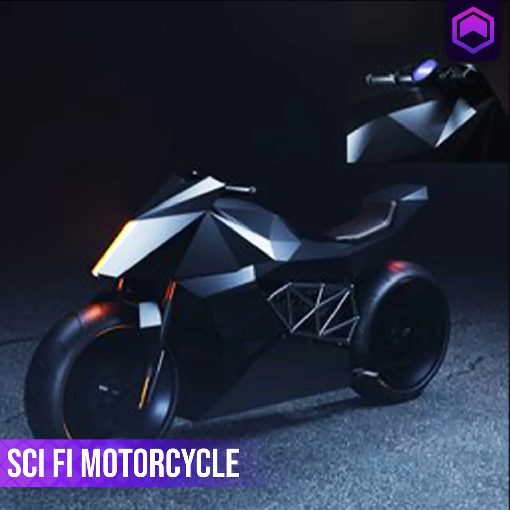 Sci Fi Motorcycle