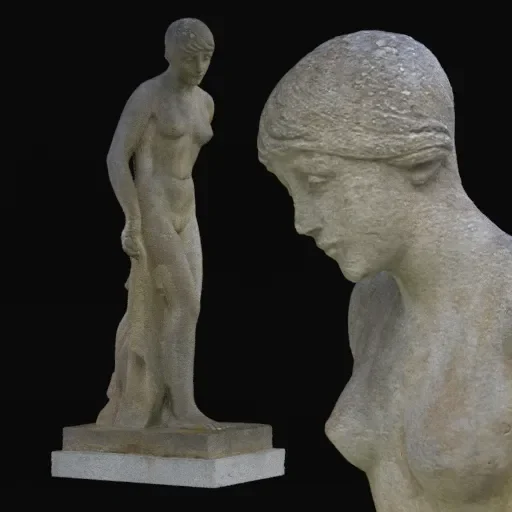 Young Girl Statue