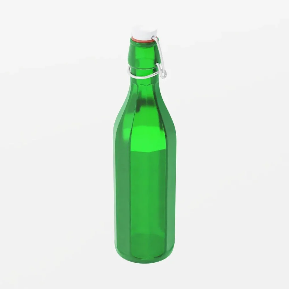 Green Glass Bottle