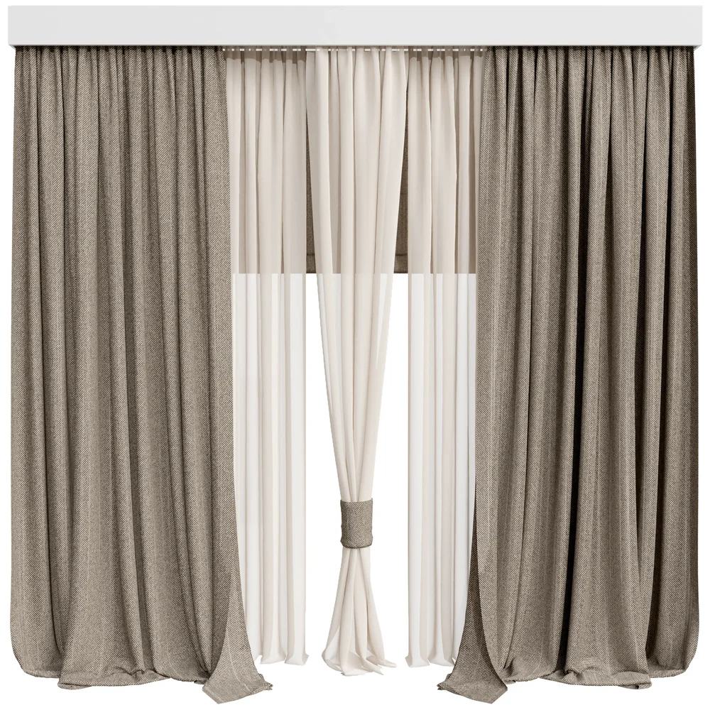 Mi Silk And Cotton Curtain Set