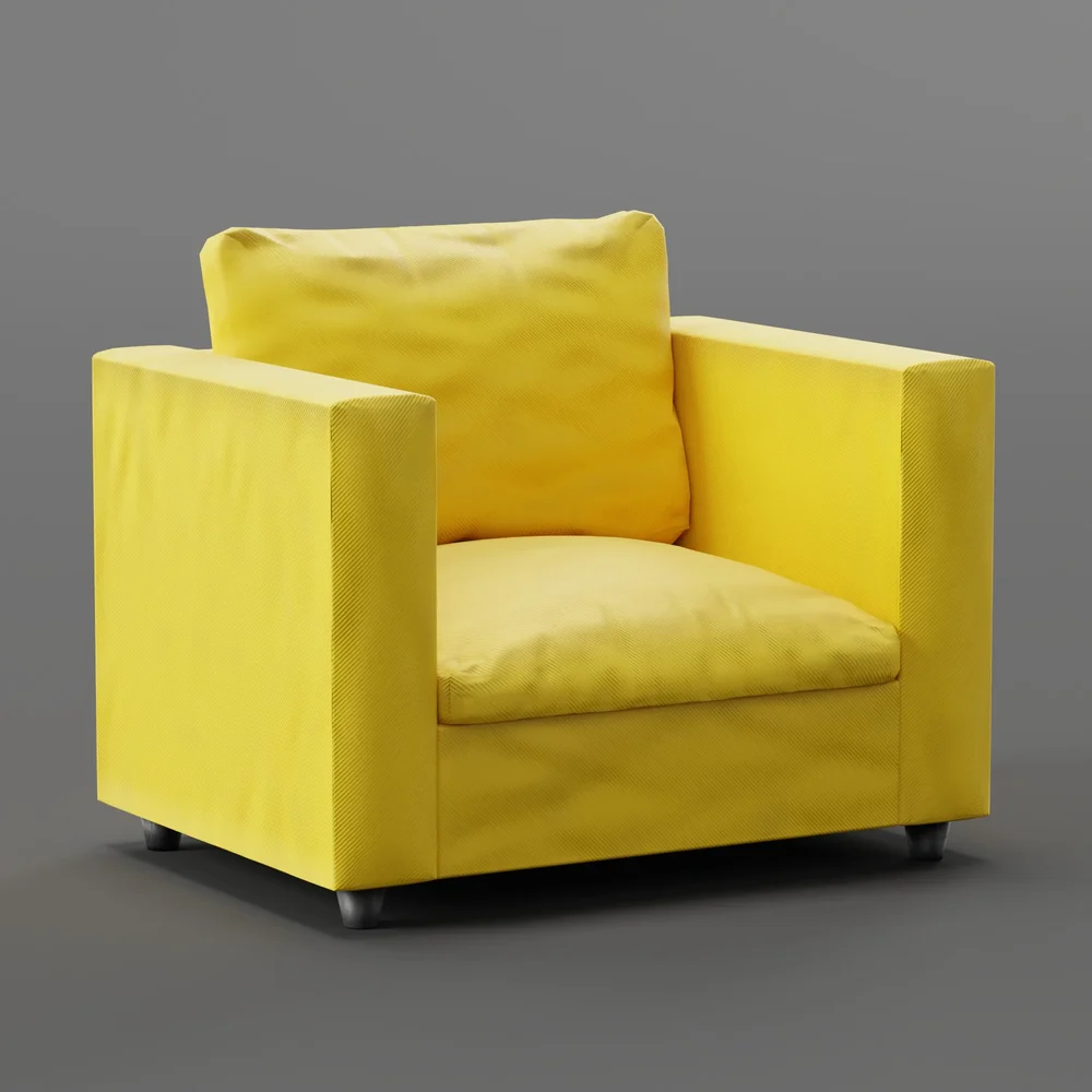 Square Arm Chair