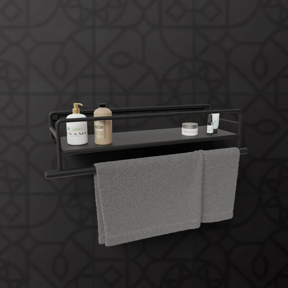 Wall Mounted Storage Towel Rail