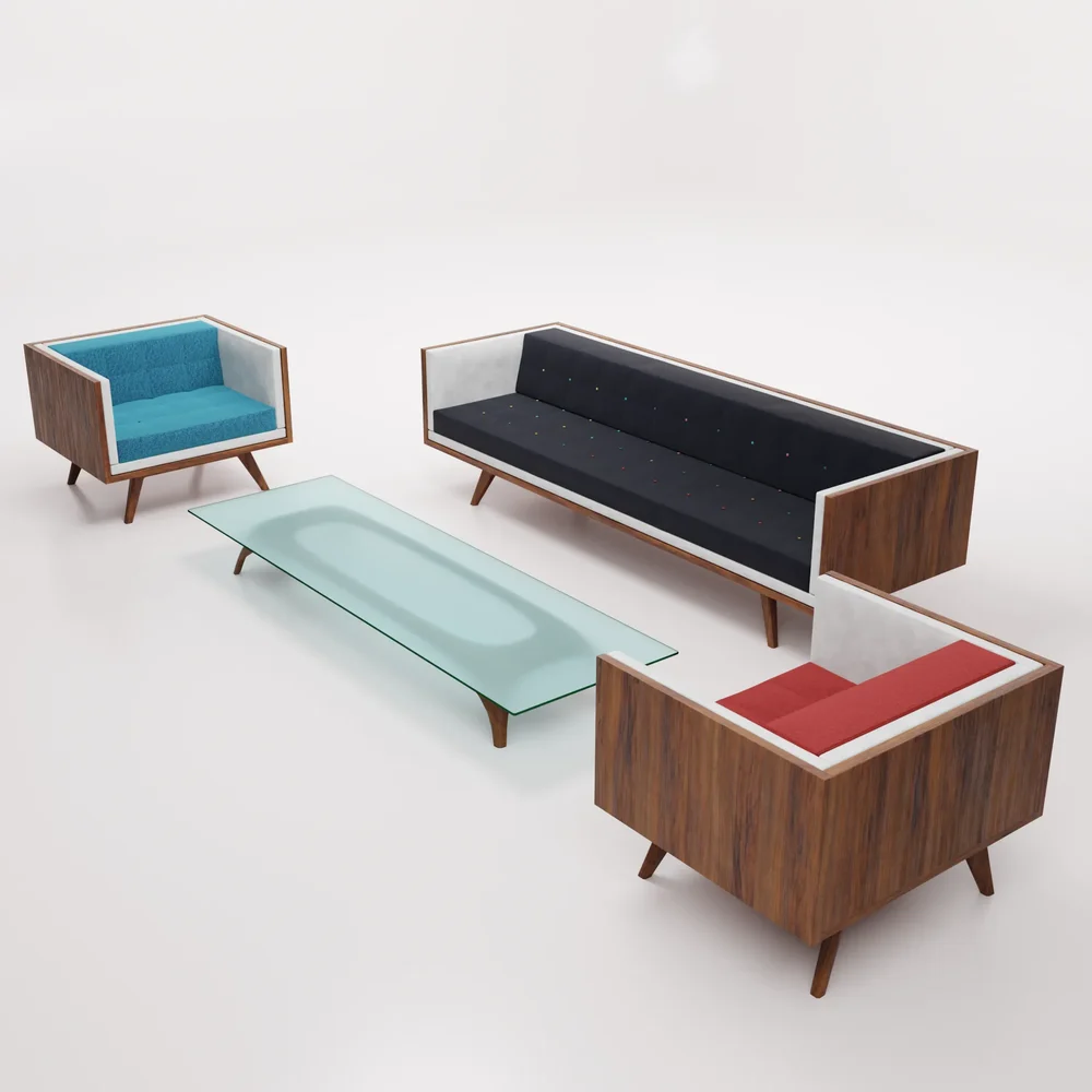 Restored Sofa Set