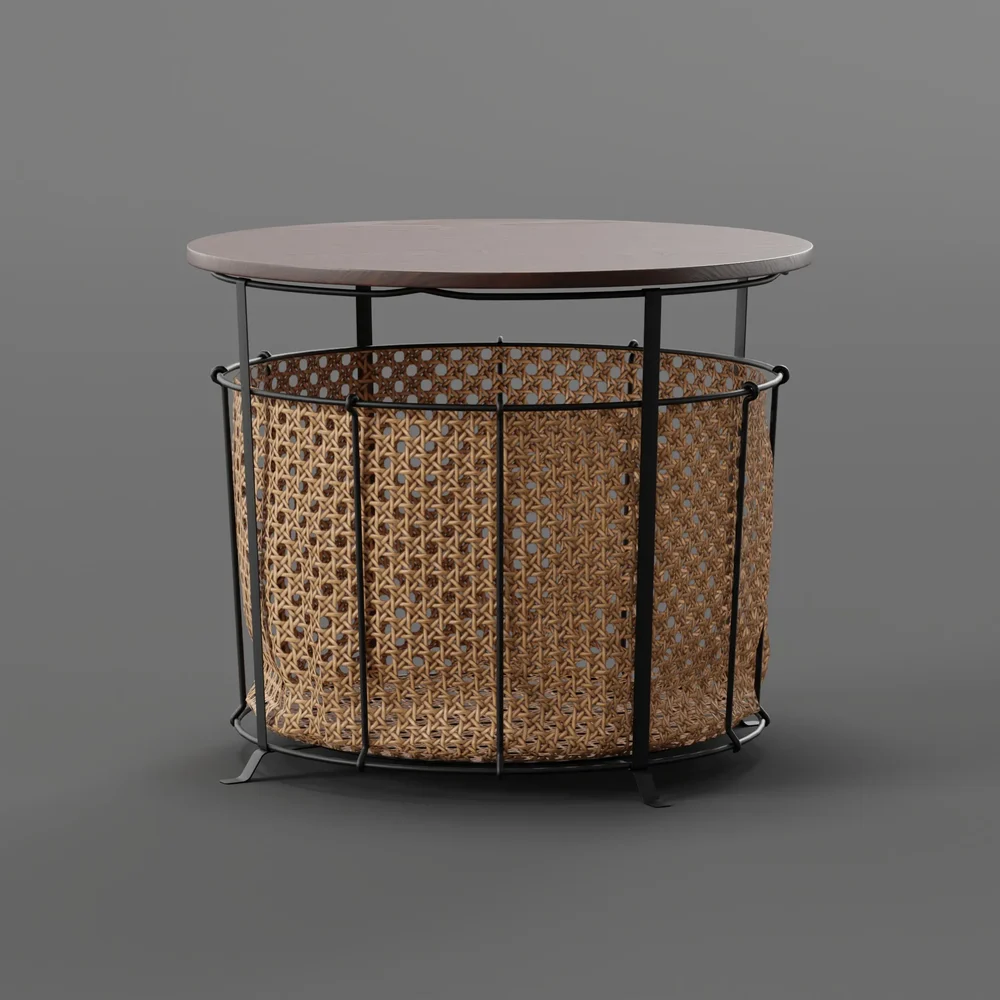 Round Coffee Table With Storage