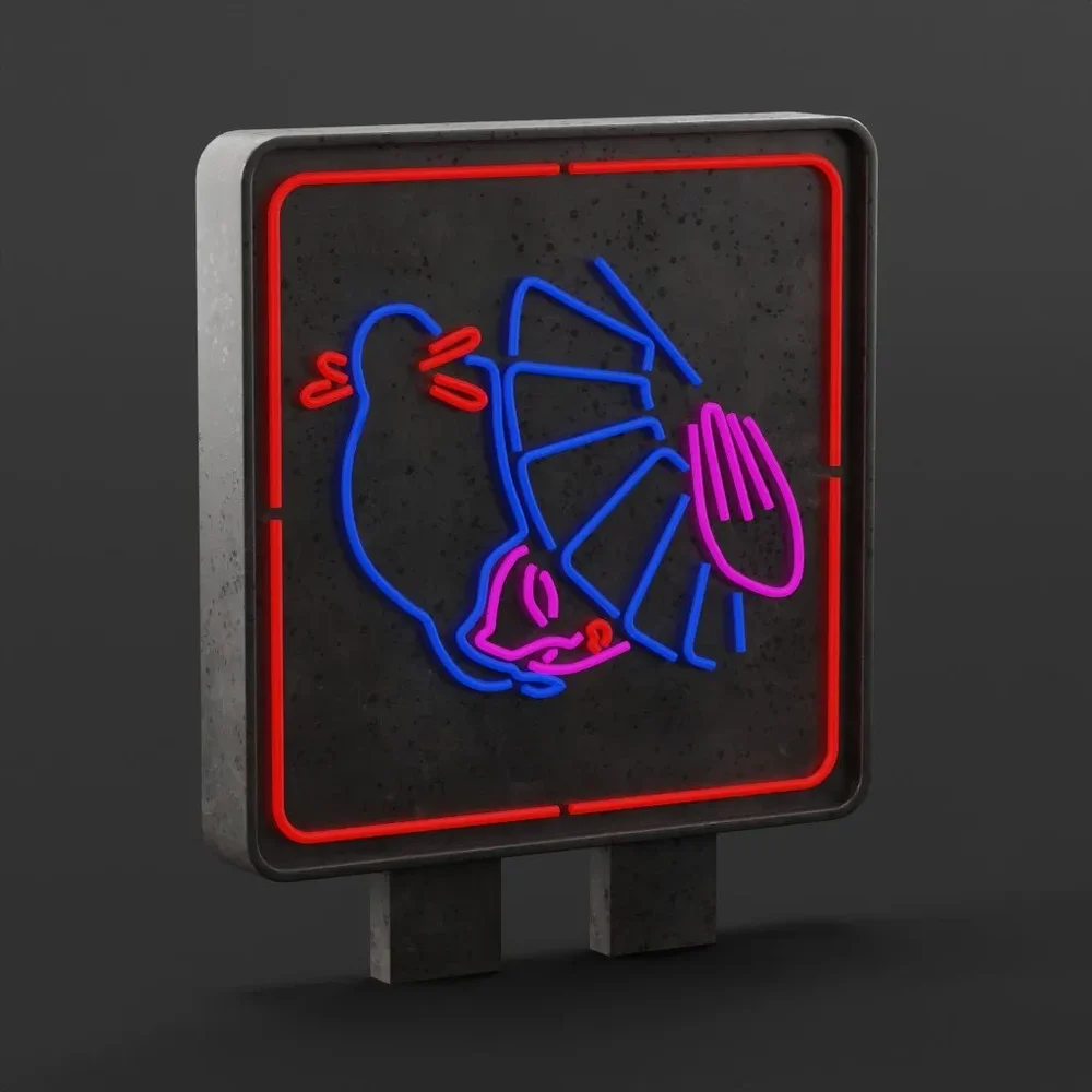 Japanese Neon Signs, Geisha
