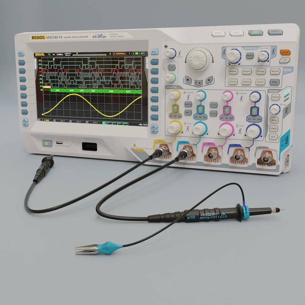 Rigol Mso4014 Digital 4 Channel Oscilloscope
