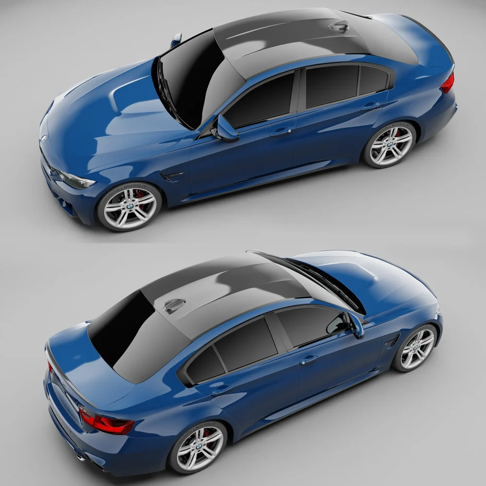 Bmw M3 Sedan 2015(Rigged)