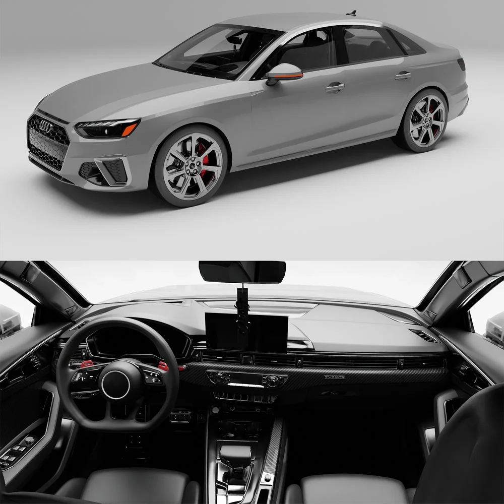 (Rigged)Audi S4+Interior