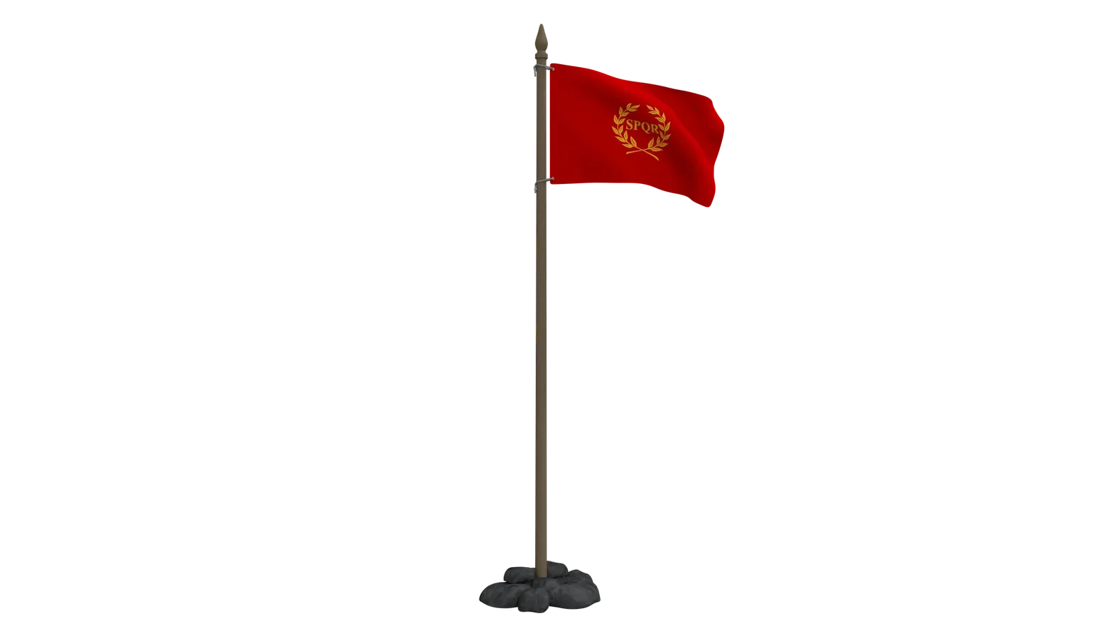 Animated Roman Empire Flag