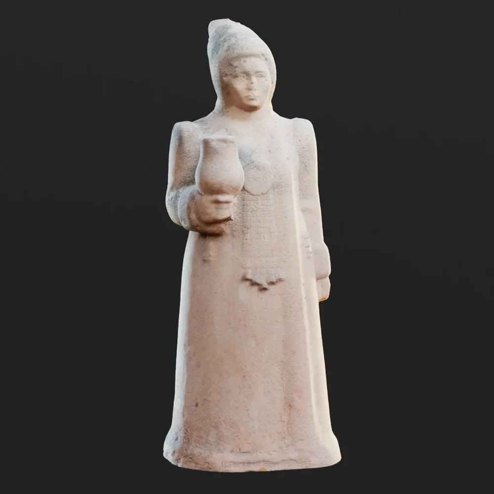 Sculpture "Woman With Kumys"