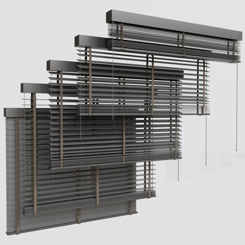 Gd Wooden Blinds Set