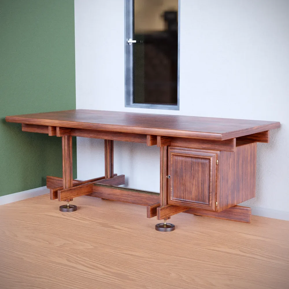 "Grande Scrivania" Large Vintage Desk