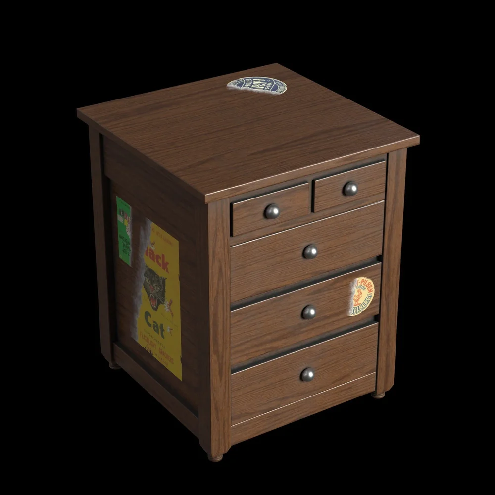 Brown Desk