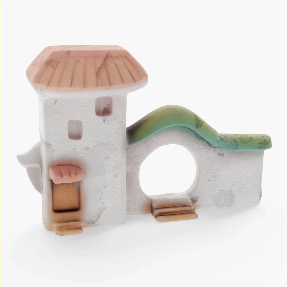 Old House Figurine