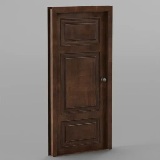 Brown Wood Door