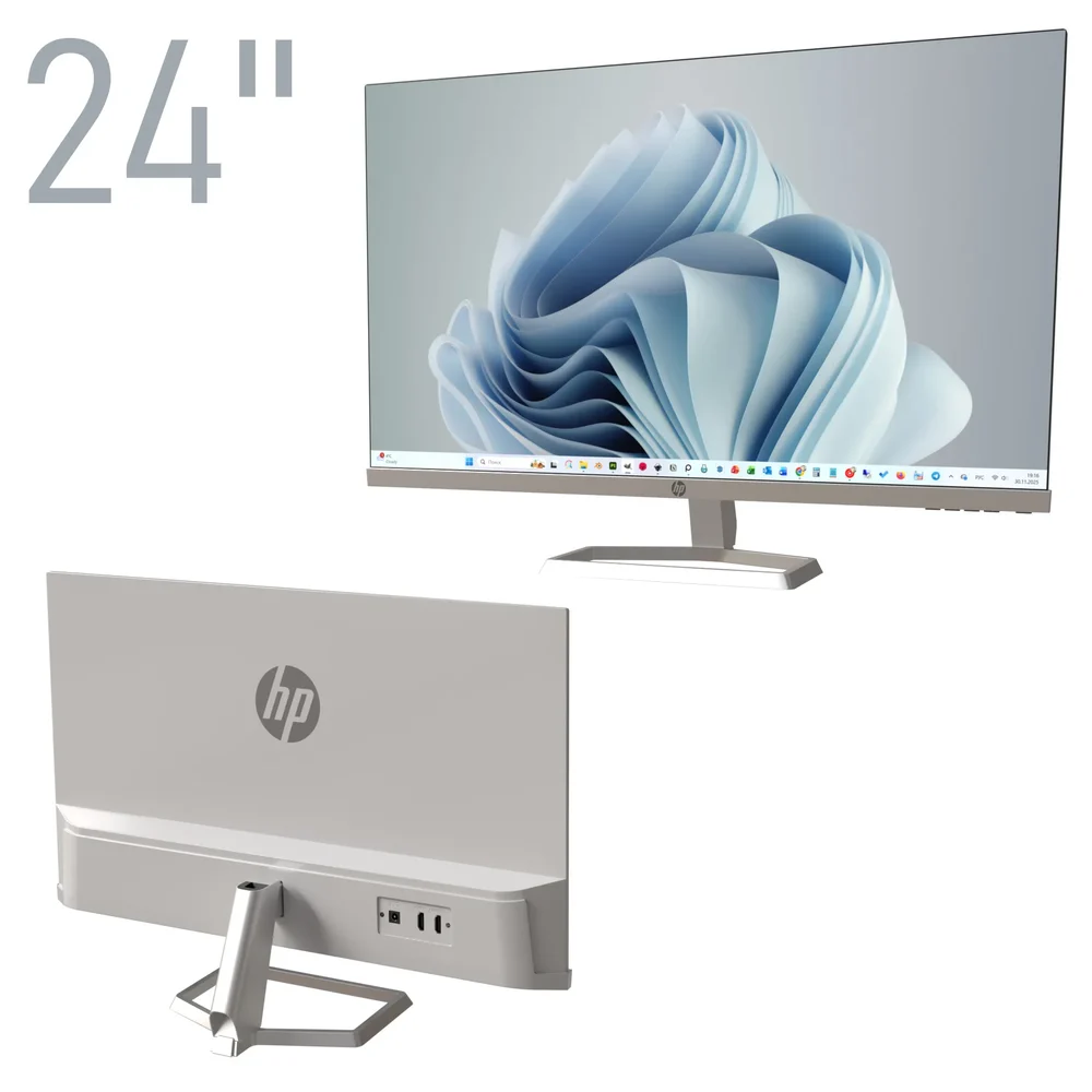 Office Monitor Hp 24 Inch White