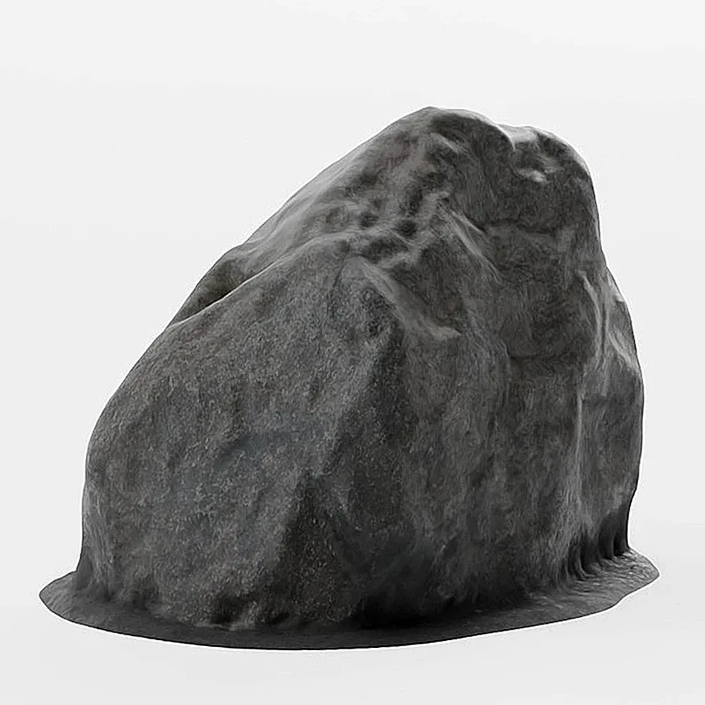 Round Dark Stone/Rock